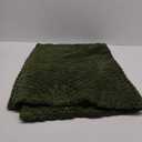 Fuzzy Blanket or Fluffy Blanket for Baby, Soft Warm Cozy Coral Fleece Toddler, Infant or Newborn Receiving Blanket for Crib, Stroller, Travel, Decorative (28Wx40L, XS-Olive Green)