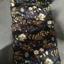 WONGS BEDDING Black and Gold Comforter Set Queen Size,7 Pieces Floral Bed in a Bag Botanical Microfiber Bedding Comforter Sets Soft Lightweight Bed Set with Sheet, Pillowcases & Shams