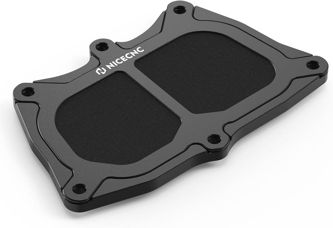 NICECNC Air Filter Box Cover Kit Compatible with 125 200 250 390 Duke 2017-2023, 390 Adventure 2021-2024, Compatible with Husqvarna Svartpilen 401 2021-2023, Vented Air Box Cover with Filter Screen