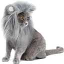 Onmygogo Lion Mane Wig for Cats and Dogs, Funny Pet Cat Costumes for Halloween Christmas, Furry Pet Clothing Accessories