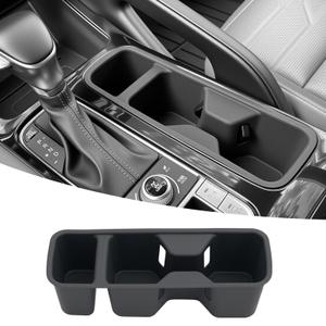 OUSUWO Cup Holder Organizer Compatible with 2020-2025 Kia Telluride LX S EX SX Accessories, Noise-Free Water & Dust Proof Silicone Insert Console Drink Holder for 20-25 Kia Telluride Accessories