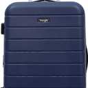Wrangler 21.5" Spinner Carry-On Luggage, Navy Blue