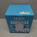 Stainless Steel Humidifier, 3L Warm Mist Humidifier, Easy Clean with Warm Steam Humidifier, Healthy Air Mist Humidifiers for Bedroom Living Room, with Sleep Mode and Auto-off Setting