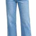GRAPENT Boho Pants Tummy Control Pants for Women Cropped Jeans for Women Medium Blue Small Fits US Size 4 to 6