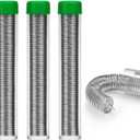 3Pcs Solder Wire Leadfree,High Purity Tin Rosin Core Solder for Electronic Electrical Soldering Components Repair,Low Residue (1.2mm 42g)