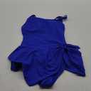 Eomenie One Piece Swimdress Swimsuits for Women Tummy Control Swim Dresses Skirt Bathing Suit (Medium, Royal Blue)