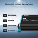 Renogy DC to DC Charger 12V 60A Lifepo4 Battery Charger - On-Board Marine/RV/Boat & Car Battery Chargers for AGM, Gel, Flooded, Lithium - Multi-Stage Smart Charging