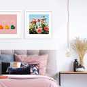 VNVNK 20x20 Frame White, Perfect for 20x20 Inch Picture without Mat or 16x16 Inch Picture with Mat, Home Wall Decor Picture Frame-1 PCS