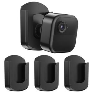 Blink Camera No Drilling No Screws Wall Mount Bracket, 3 Pack Adhesive Blink Outdoor Camera Mount for Blink Outdoor 4 / Blink Indoor/Blink Mini/Blink Mini 2 Cameras, Easy to Install -Black