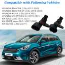 2Pcs Camshaft Position Sensor 39350-2E200, for Hyundai 2017-2020 Elantra 2018-2020 Elantra GT 2018-2021 Kona 2019-2021 Veloster 2.0L Kia 2017-2021 Forte 2017-2018 Kia Forte5 202 Cam Position Sensor