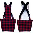 Chicken Diapers Duck Diaper Diaperalls for Hens, Roosters, Ducks, Ducklings - Reusable, Adjustable by Uni Infinity (Buffalo Plaid, Duck Small, 1, Count)