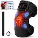 4-in-1 Cordless Knee Massager with Heat and Red Light Therapy for Knees, 6 Vibration & 4 Pulses Knee Pain Relief Device for Shoulder Elbow, Perfect for Women Men Seniors