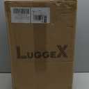 Carry on Luggage 22x14x9 Airline Approved, LTB PC Hard Shell Suitcase with Front Pocket, Expandable Luggage with USB Port (FX-Lite, White, 20 Inch, 37L-42L)