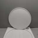 LED Flush Mount Ceiling Light, Super Slim 7 inch Ceiling Light Fixture, 6500K Daylight LED Ceiling Lamp for Bedroom, Living Room, Dining Room (White)