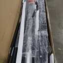 Queen Size Bed Frame, Queen Bed with Charging Station Headboard and LED Lights, Platform Bed with Metal Slats, No Box Spring Needed