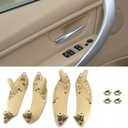 FEXON Door Handles Replacement for BMW Series 3 F30 Series 4 Inner Door Support Trim Pull Strap Armrest Bracket Kit 2012-2018 320 328 330 335 and 2014-2017 428 435 51417279311 Beige