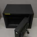 1.3 Cub Small Safes for Home Use Fire and Water Proof, Digital Security Box Fireproof Safe Box with Combination Lock, Smart Alarm System and Removable Shelf, Personal Safe for Home Documents Valuables