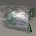 Mauproy 30 Pack Clear Plastic Gift Bags with Handles, Party Favor Bags with Ribbons and Tags, Reusable Goodie Tote Bags for Valentine's Day Wedding Baby Shower (6.9 x 6.9 x 3.5")