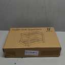 Bamboo Wood Under Sink Organizer 1 Pack, Pull Out Cabinet Organizer 2 Tier Under Sink Organizers and Storage with Sliding Drawer Sturdy Easy Assembly for Kitchen Bathroom Undersink (Nature, 2 Packs)