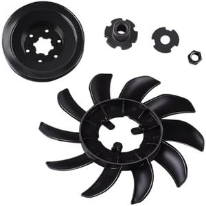 XTPTFABS 602094 Fan & Pulley Kit Compatible with Hus-tler Ra-ptor and Ra-ptor Sd,for 929240 929232 930388 930388US 930396,Replace 72134(Fits Left and Right Side Transmission System) (Fan+Pulley Kit) Only 2 details