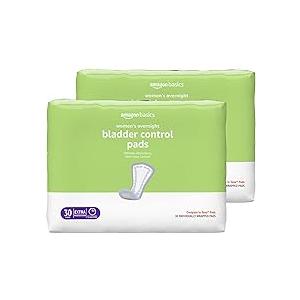 Amazon Basics Incontinence Underwear for Women, Protective, Disposable, Postpartum, Maximum Absorbency, Large, Lavender, 54 Count (3 Packs of 18)
