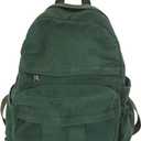 Laptop Backpack for Women Travel Canvas Backpack for Women Vintage Green Aesthetic Backpack for School (13"x5.5"x16.1")