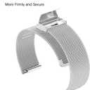 E ECSEM Metal Loop Band Compatible for iTouch AIR 5 Adjustable Stainless Steel Replacement Wristbands, Quick Release Watch Strap for iTouch Air 5 Smartwatch, 22mm