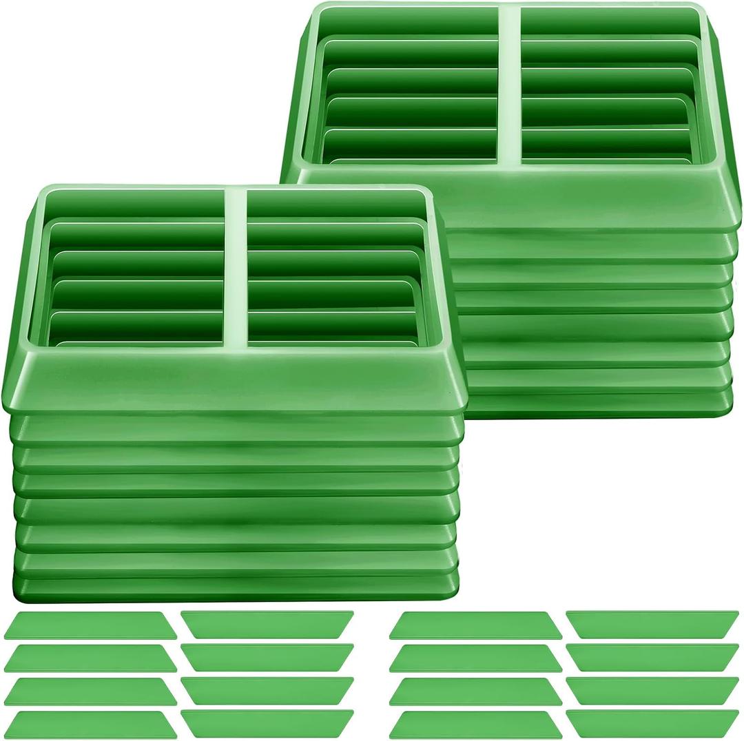 16 Set Tray Dividers for Freeze Dryer Green Medium Tray Dividers, Compatible with Harvest Right Freeze Dryer Accessories(fit 4 Medium Trays)