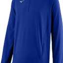 Mizuno boys Youth Gametime Long Sleeve Hitting Jacket (Large, Royal)