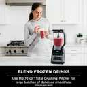 Ninja Professional Plus Blender | Max Power Smoothie Blender, Ice Cream Maker, Frozen Drink Mixer & Margarita Machine | 3 Auto IQ Presets, 1400 W, 72oz Total Crushing Pitcher | Dark Grey, BN701