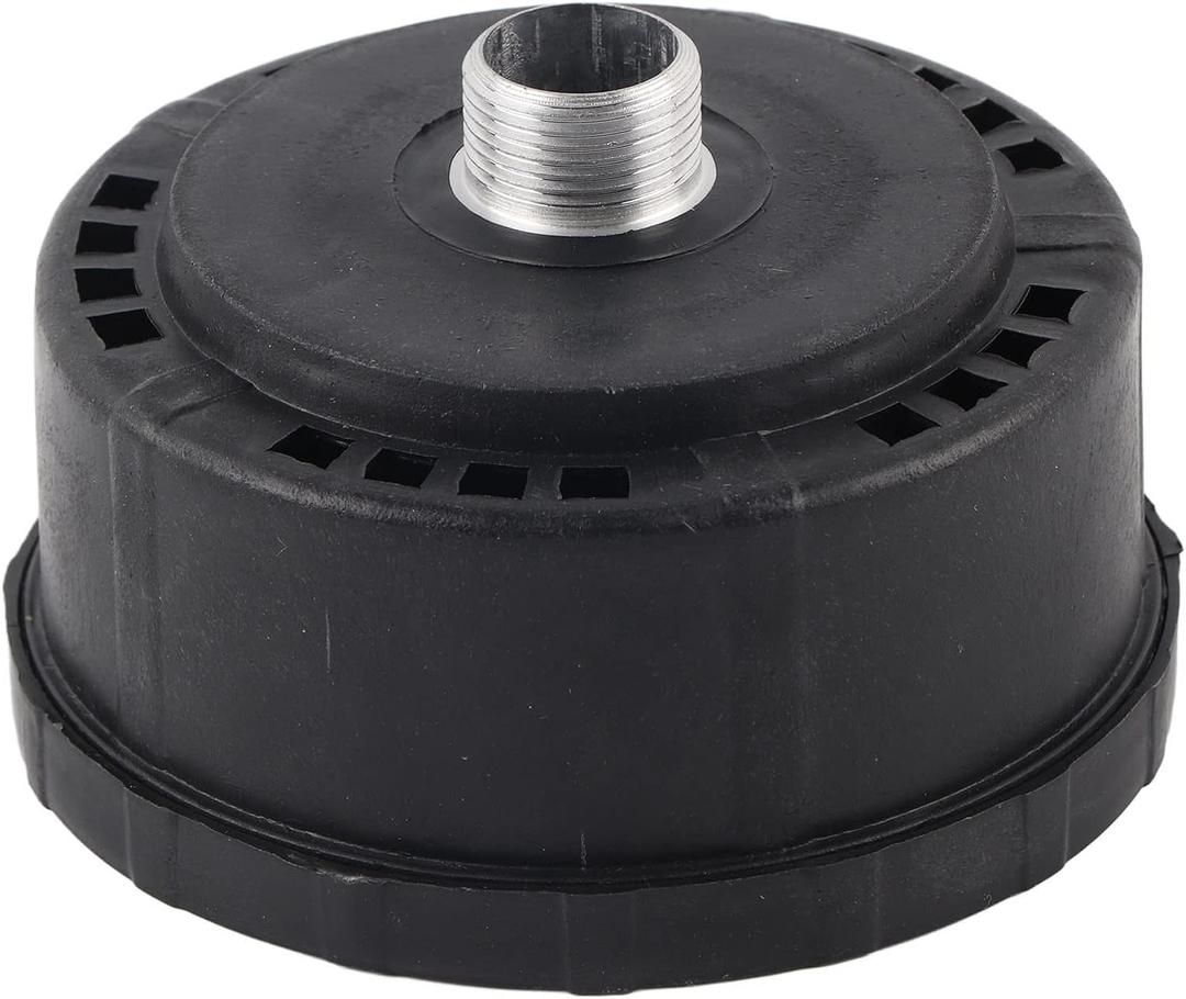 Air Compressor Air Filter, G3/4 25mm Air Compressor Muffler, Plastic Central Pneumatic Parts with Intake Dia 80mm, Pneumatic Maintenance Parts for Screw, Piston Compressors