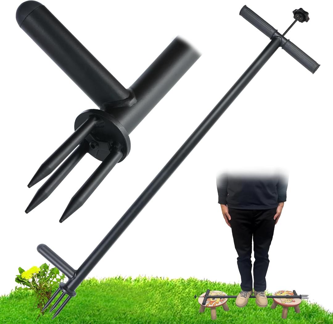 Stand Up Weed Puller Tool - Fully Welded,No Assembly Required,Even Stronger,Constructed from Thicker Stainless Steel,Garden Weeding Tool with Easy-Eject Mechanism for Keeping Your Hands Cean(Thicker)