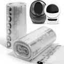 Waste Bags, Compatible with Litter Robot 4/5/3, 50 Pack Liners for Self Cleaning Litter Box, 9-11 Gallon Capacity, Pre-Separated, Transparent, Replacement Cat Litter Bags