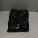 60 x 102 Inch Black Sequin Tablecloth Rectangle Sparkle Table Cover for Wedding Birthday Party Halloween Decoration