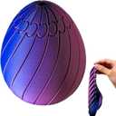 Twisty Fidget Egg, 3D Printed Slippery Egg Fidget , Easter Egg Toys, Easter Basket Stuffers, Rotating Fidget Puzzle Toy for Stress Relief, Colorful Desk Fidget Toy, Easter Party Favors