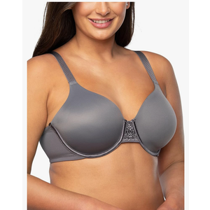 Vanity Fair Women's Full Figure Beauty Back Smoothing Bra, 4 Way Stretch Fabric, Lightly Lined Cups up to H 44D