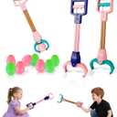 Kids Grabber Toy Set  2PCS Toy Grabber Claw for Kids with 8 Eggs, 16.9-Inch Grabber Toy for Kids, Fun Kids Claw Grabber Reacher Tool for Early Learning and Coordination Play, for Ages 5 and Up