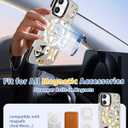 Toycamp for iPhone 16 Plus Case Compatible with Magsafe - Cute Design 360 Magnetic Ring Holder Stand Kickstand Funny Cat Girly Pretty Fashion TPU Phone Covers for Women Tenn Girls