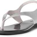 The Drop Women's Cinda Thong Sandal, Size 10, White