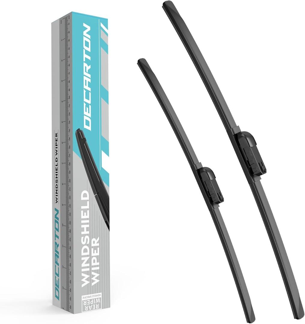 2-Piece Windshield Wipers For Audi A4 2009-2024 /A4 Allroad 2017-2023 /Q3 2015-2025/Q5 2009-2025 BMW X2 2024-2025 Replacement For All-season Front Wiper Blades Set