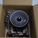 Vornado Pivot3 Compact Air Circulator Fan with Pivoting Axis, 3 Speed Settings, Removable Grill for Cleaning, Perfect for Home, Office, Dorm Use, Black