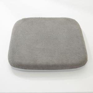 vctops Memory Foam Chair Cushions with Ties for Dining Chairs, Non Skid Rubber Chair Pads Seat Cushion with Washable Removable Cover for Office and Kitchen Chairs (Mid Grey,20"x20")