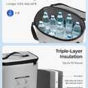 Ice Machine for Knee After Surgery, Cold Therapy Machine, 12H Cooling, 14 Quart Tank, 30dB Quiet Pump, Remote Control, 6.2FT Long Hose, Cryotherapy System for Knee/Ankle/Elbow