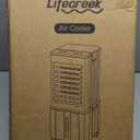 Portable Air Conditioner, 3-IN-1 Evaporative Air Cooler w/3.2Gal Tank, 4 Modes & 3 Speeds, 12H Timer, 6 Ice Packs, Remote Control, Windowless Swamp Cooler for Bedroom,Home,No Hose Needed