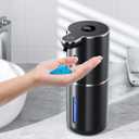 Automatic Liquid Soap Dispenser Touchless, Rechargeable Electric Dish  Hand Soap Dispenser with Smart Digital Display, 6 Adjustable Level, Wall Mounted, 380ml IPX5 for Kitchen and Bathroom (Black)