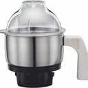 Preethi MGA-504 Stainless Steel Genie Jar for Eco Twin, Plus/Chef Pro and Blue Leaf, 1-Liter, Silver