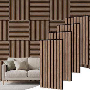 TONOR Wood Wall Panels for Interior Wall Decor-4 Pack 23.6" x 11.8"