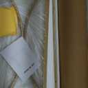 Folding Desk, 31.5" Small for Bedroom, Space Saving Foldable Computer Desk for Home Office, Easy Assembly, White and Gold