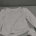 VICHYIE Womens Summer Short Sleeve Tops Square Neck Ribbed Slim Fitted Shirts Casual Tee Tshirt (Medium, Long-white)