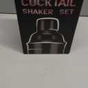 Cocktail Shaker Set, Mixology Bartender Kit 10-Piece Bar Tool Set with Stylish Bamboo Stand, Bar kit: Martini Shaker Mixing Spoon Muddler Jigger Corksrew for Barware Set | Rose